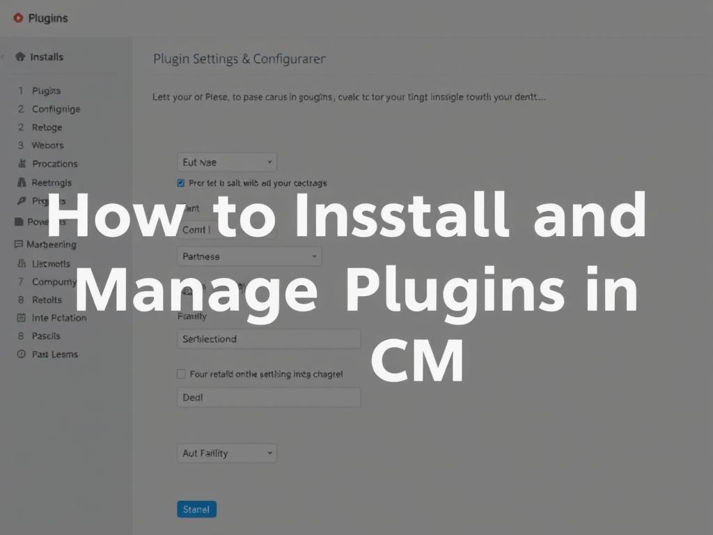     How to Install and Manage Plugins in Codelia CMS. Plugin Settings and Configuration