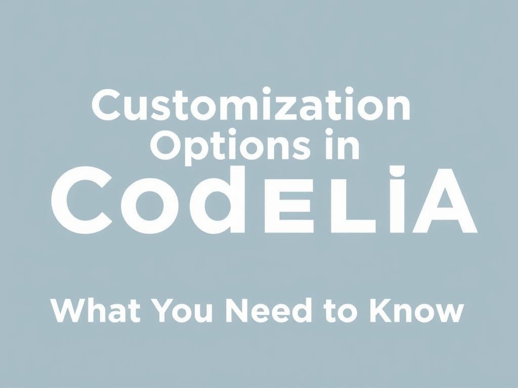     Customization Options in Codelia CMS: What You Need to Know. Codelia CMS Customization Overview