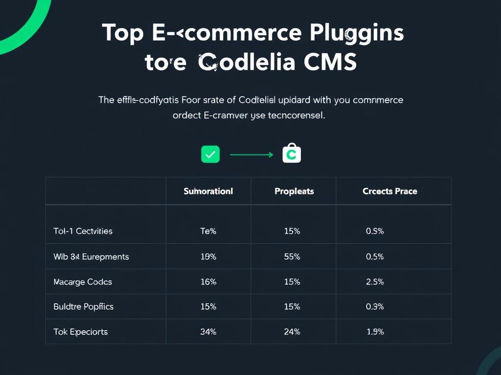     Top E-Commerce Plugins for Codelia CMS. Comparison Table: Top E-Commerce Plugins for Codelia CMS