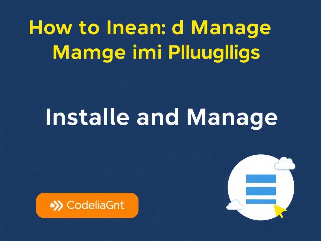     How to Install and Manage Plugins in Codelia CMS. Tips for Effective Plugin Management in Codelia CMS
