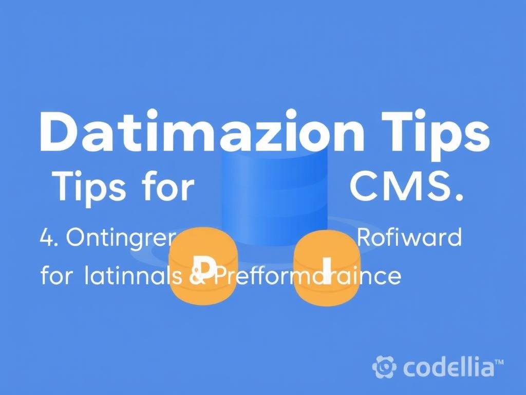     Database Optimization Tips for Codelia CMS. 4. Configure Your Database Server for Optimal Performance